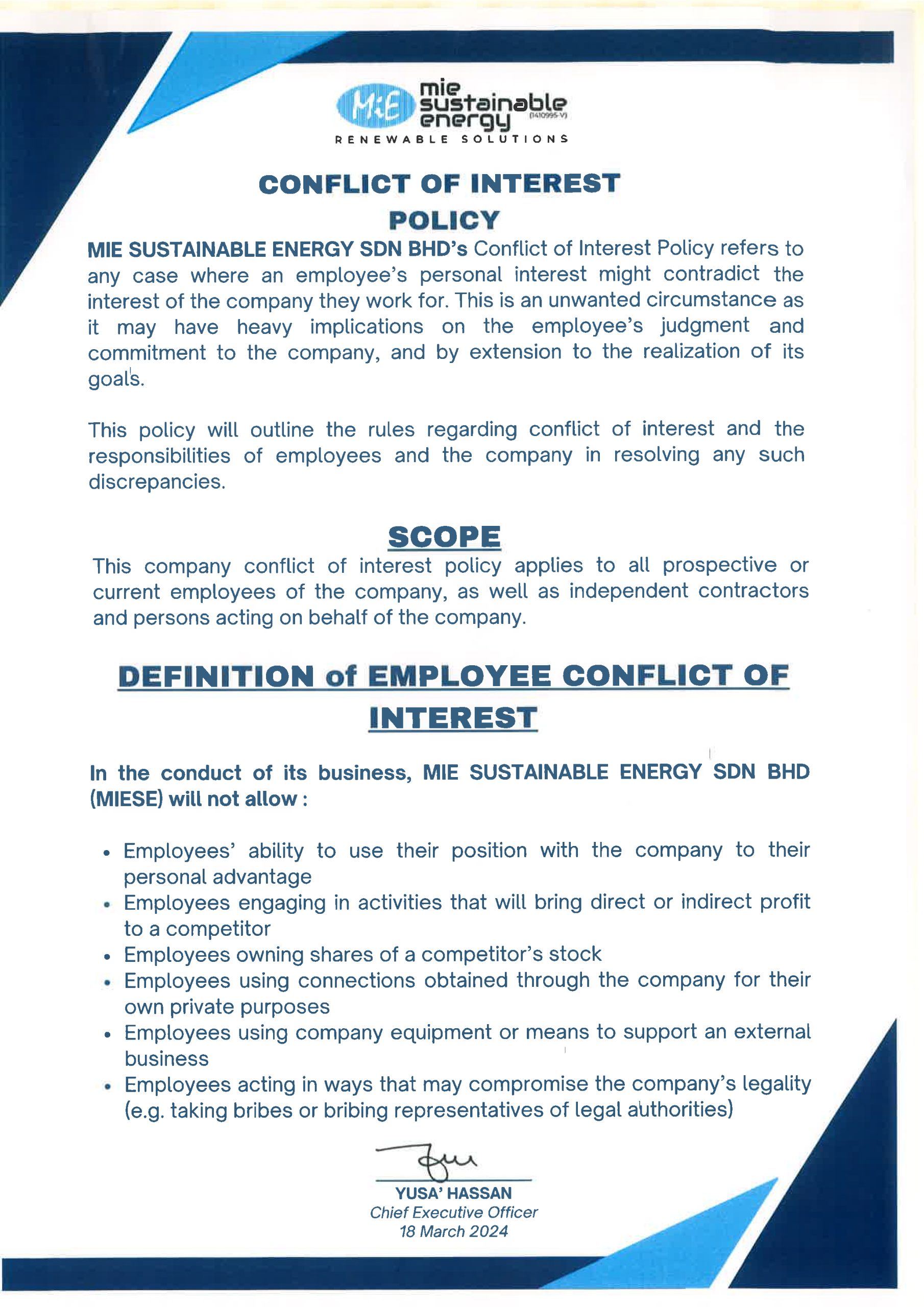 Conflict of Interest Policy_Signed